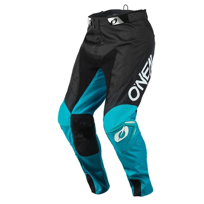 Штаны для мотокросса O'NEAL Mayhem Hexx, мужские, размер 52, бирюзовые, чёрные