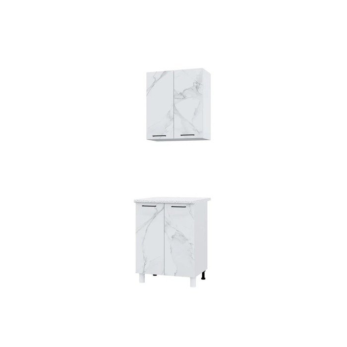 Кухонный гарнитур Trend 600, 60х60см, МДФ, мрамор арктик