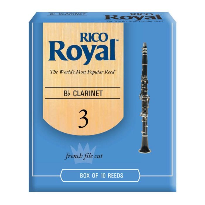 Трости Rico RCB1030  Royal  для кларнета Вb, размер 3.0, 10шт