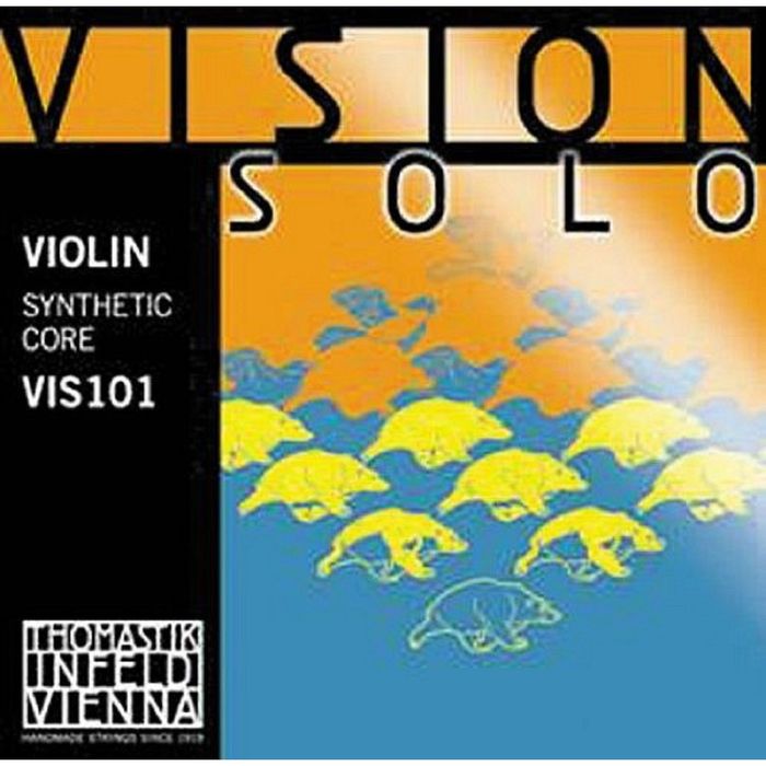 Комплект струн для скрипки  Thomastik VIS101 Vision Solo размером 4/4, среднее натяжение