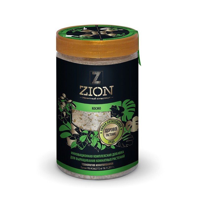 Субстрат ZION "Космо" ионитный, для выращивания комнатных растений, питательная добавка, 700 гр