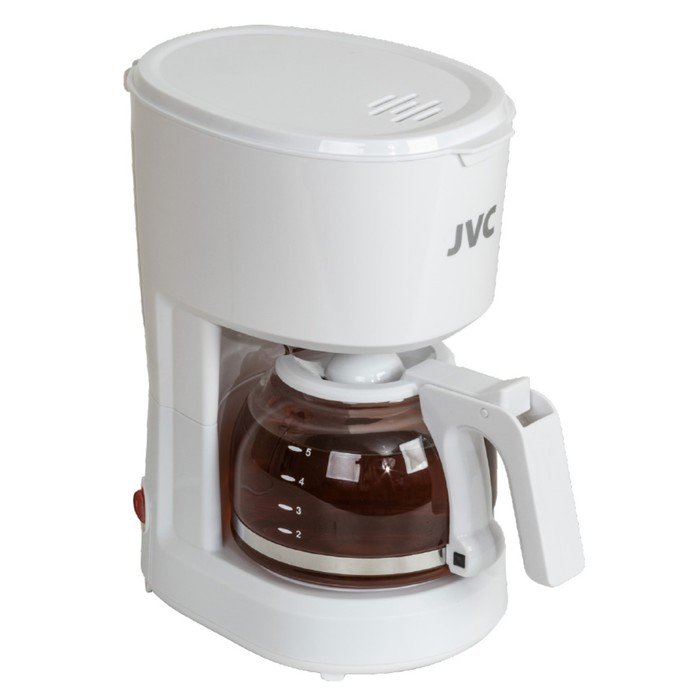 Кофеварка jvc JK-CF25, белый , капельная, 600 мл, 600 Вт , белый