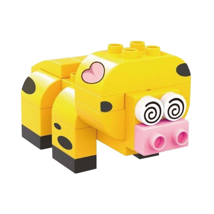 Конструктор детский Funky Toys «Свинка», с крупными блоками, 24 детали