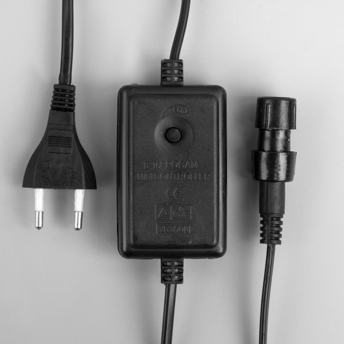 Контроллер Luazon Lighting для светового шнура 13 мм, 8 режимов, 220 В, 2-pin