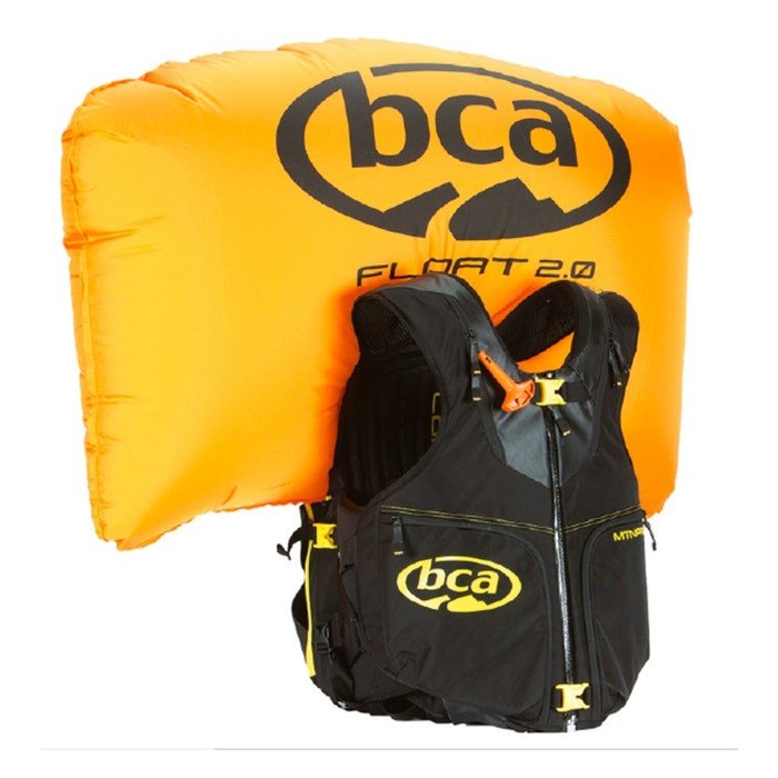 Жилет защитный с лавинным рюкзаком BCA Float MtnPro 2.0, размер M-L, чёрный, жёлтый