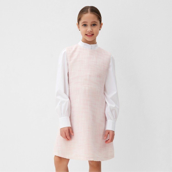 Платье для девочки MINAKU: PartyDress, цвет розовый, рост 152 см