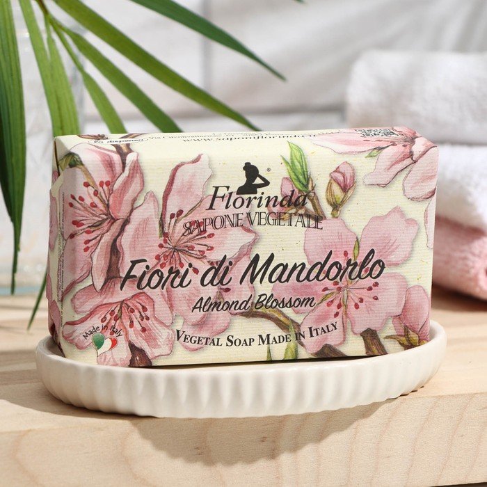 Мыло твердое Florinda fiori di mandorlo, 200 г