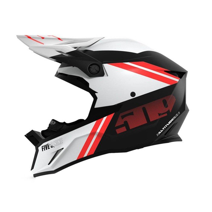 Шлем 509 Altitude 2.0, размер M, чёрный, белый, красный