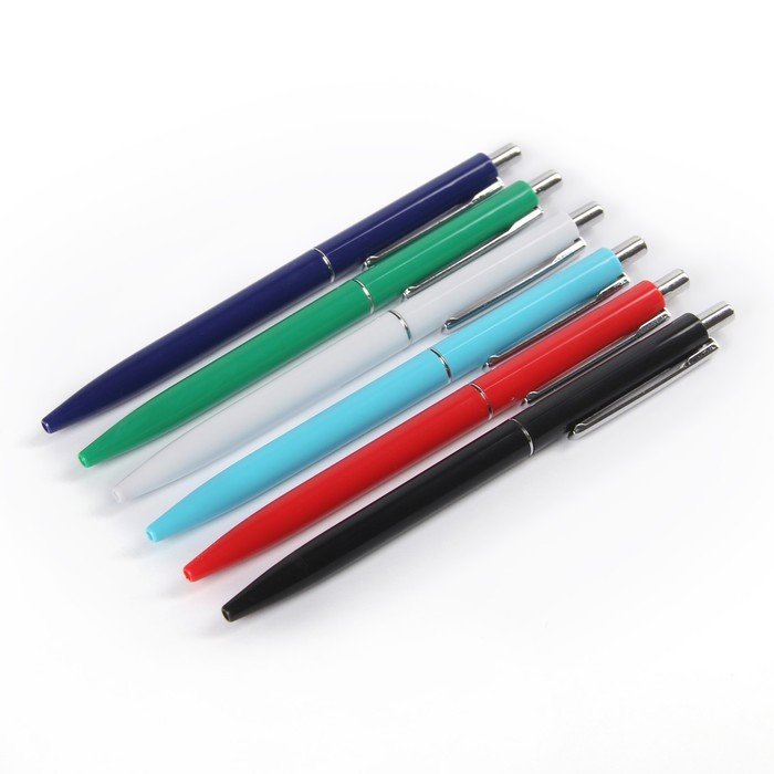 Ручка шариковая, автоматическая Vinson ZERO 0.7 мм, стержень масляный синий, корпус МИКС