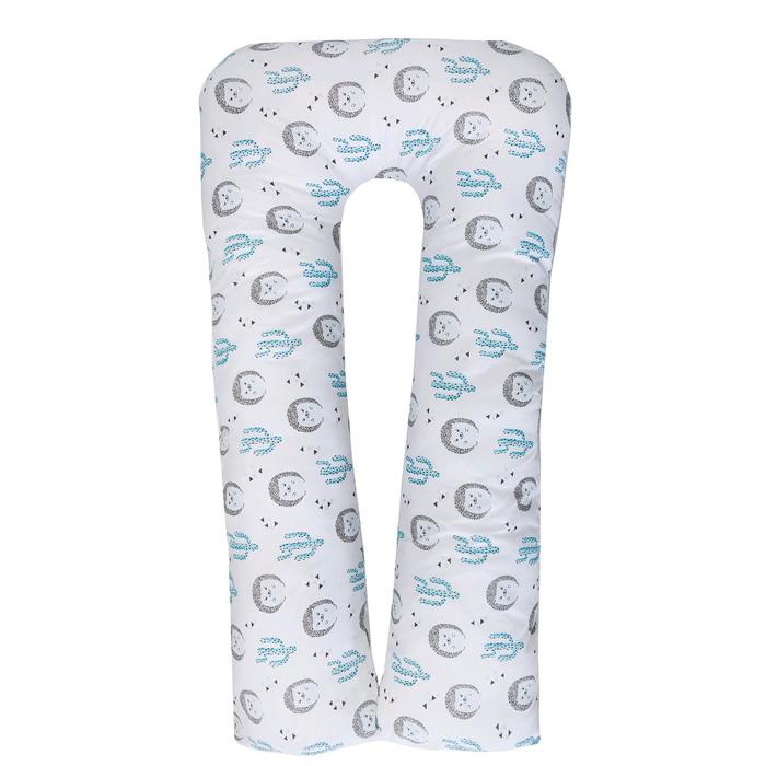 Подушка для беременных u-образная, размер 340 × 35 см, принт ёжики