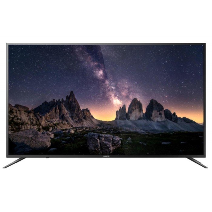 Телевизор Harper 65U750TS 65" 3840x2160/DVB-C/T2/S2/3xHDMI/2xUSB/Smart TV черный