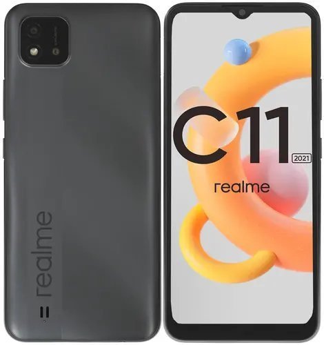 Смартфон realme C11 (2021) 64 ГБ серый