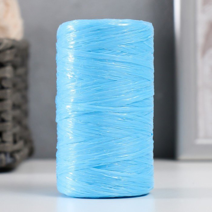 Пряжа для ручного вязания 100% полипропилен 200м/50гр. (49-голубой)