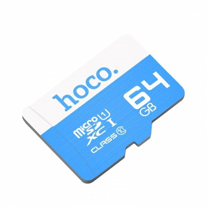 Карта памяти Hoco microSD, 64 Гб, SDXC, A1, UHS-1, V30, класс 10