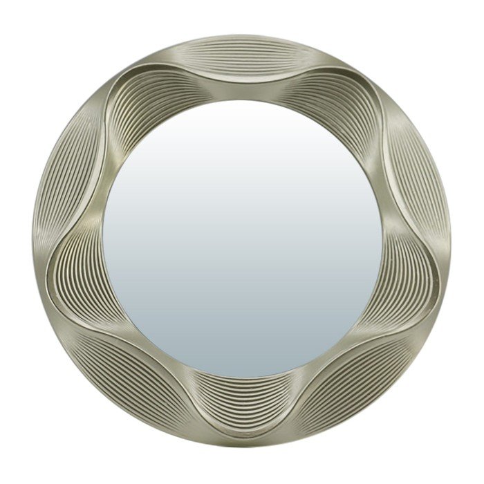 Зеркало Qwerty «Гавр», декоративное, d=17см, цвет серебро