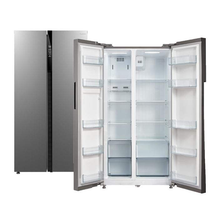 Холодильник "Бирюса" SBS 587 I, Side-by-side, класс A+, 587 л, серебристый
