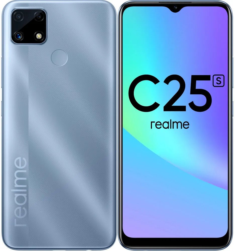 Смартфон realme C25S 4/128 ГБ, синий