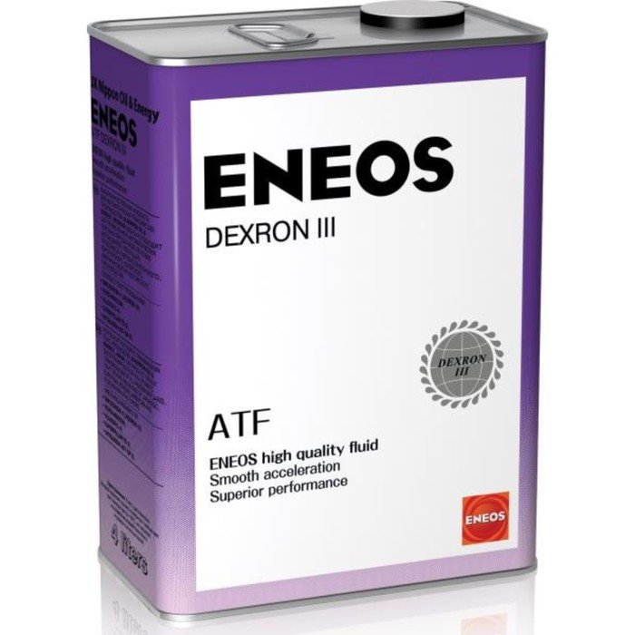 Масло трансмиссионное ENEOS ATF DEXRON-III, минеральное, 4 л