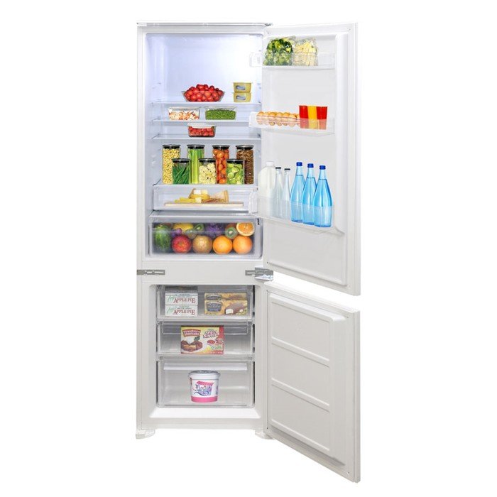 Холодильник Zigmund & Shtain BR 03.1772 SX, встраиваемый, двухкамерный, класс А, 250 л