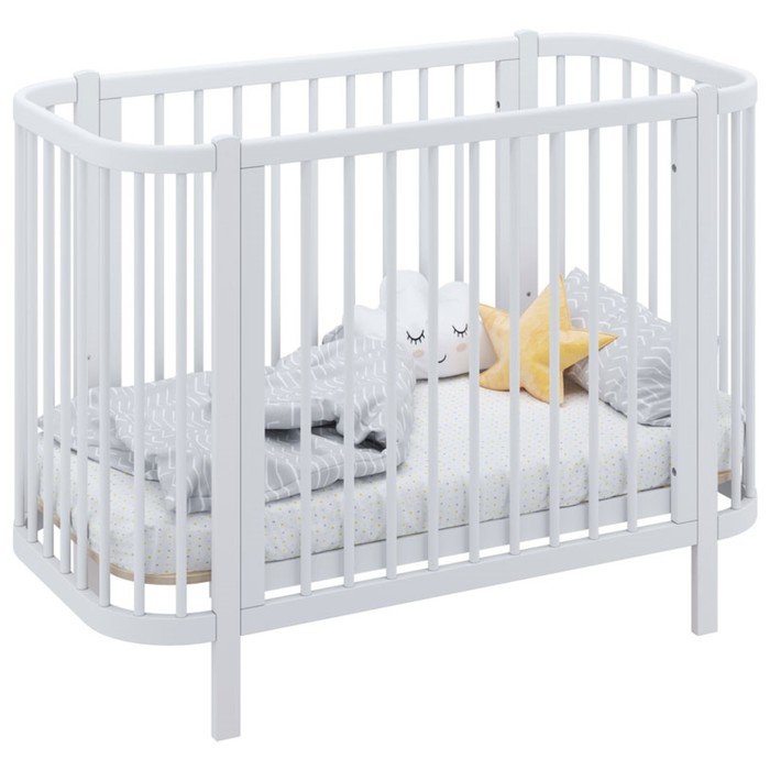 Кроватка детская Polini kids Simple 350, цвет белый