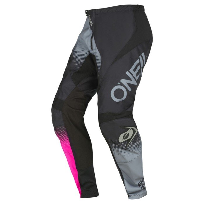 Штаны для мотокросса O'NEAL Element Racewear V.22, женские, размер 44, чёрные, серые