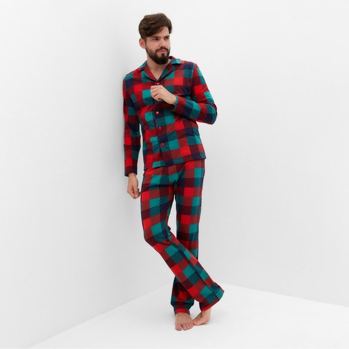 Пижама мужская KAFTAN Xmas mood, размер 54
