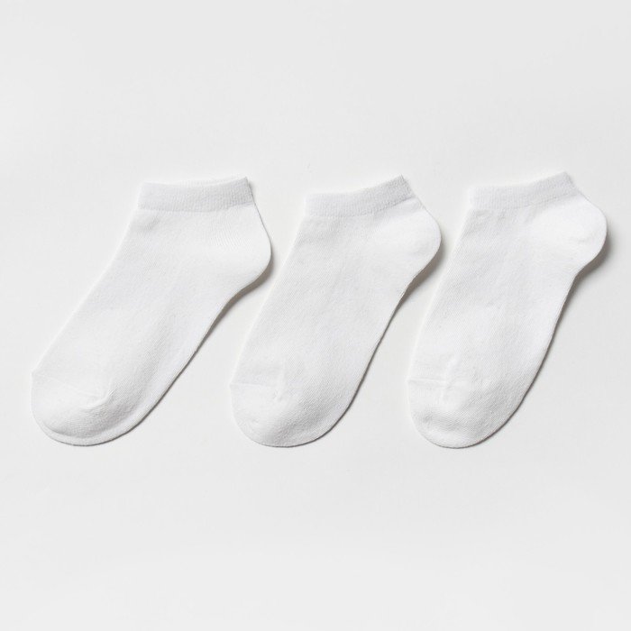 Набор женских носков (3 пары), размер 25