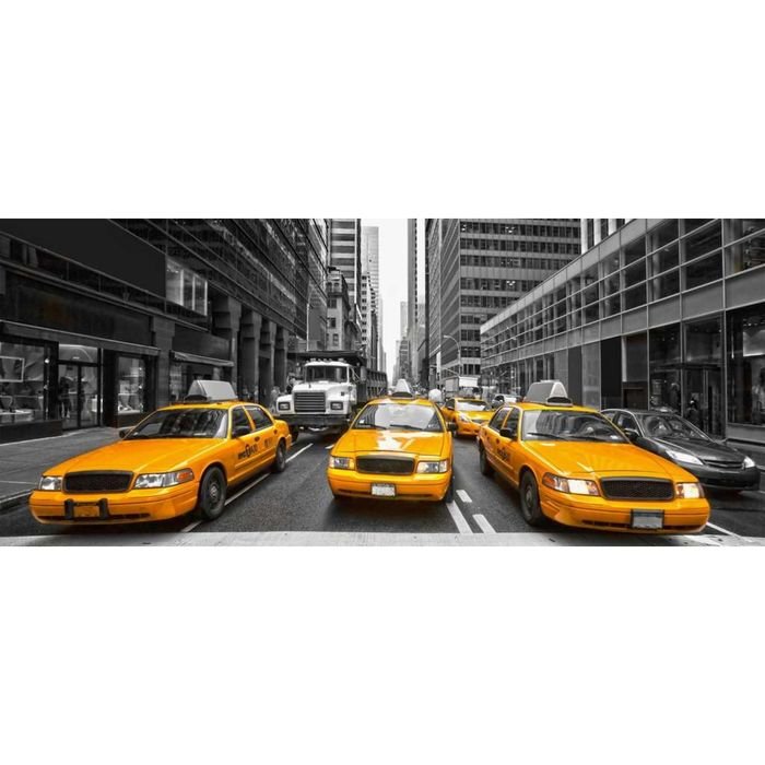 Фотообои "Нью Йорк. Такси" 5-А-503 (1 полотно), 350x150 см