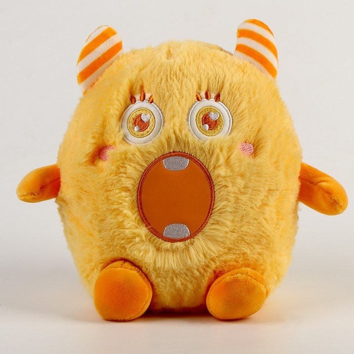 Мягкая игрушка «Монстрик», 19 см, цвет жёлтый