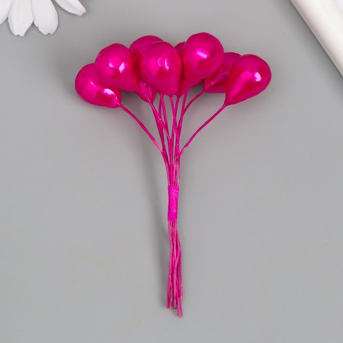 Декор для творчества "Связка воздушных шаров" фуксия 1 букет=10 шт