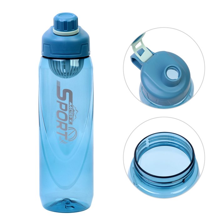 Бутылка для воды SPORT, 1 л, синяя