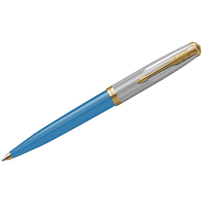 Ручка шариковая Parker 51 Premium TurquoiSe GT, бирюзовая, подар/уп 2169080