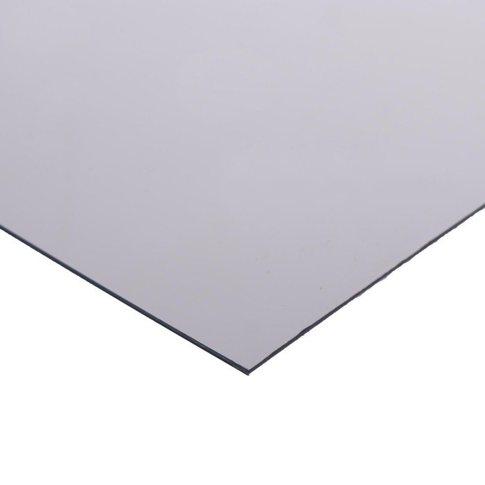 Лист ПЭТ-А, толщина 1 мм, 2,05 × 1,25 м, без УФ, прозрачный