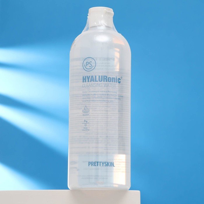 Мицеллярная вода для снятия макияжа с гиалуроновой кислотой «PRETTYSKIN», 600 мл