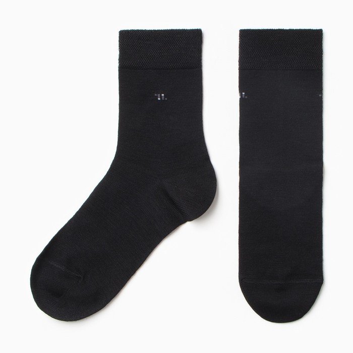 Носки мужские, размер цвет чёрный, размер 25