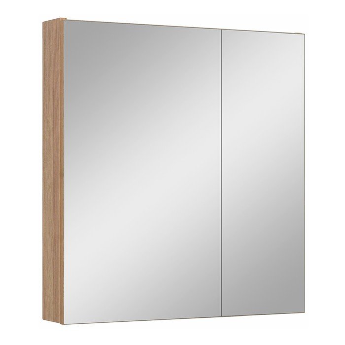 Зеркало-шкаф для ванной комнаты "Лада 60" графит, 13,5 х 61,5 х 66,5 см