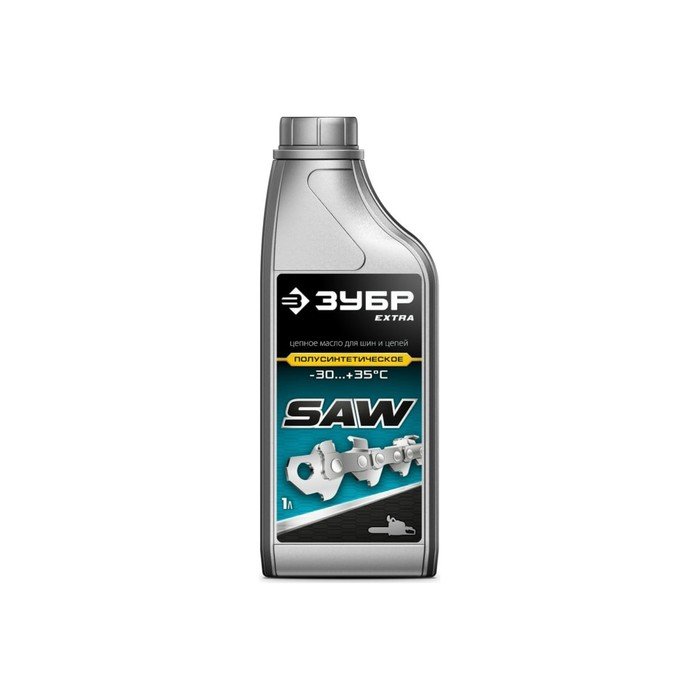 Масло ЗУБР 70621-1, полусинтетическое, цепное, для бензо и электропил, 1 л