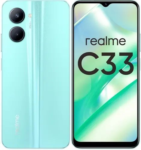 Смартфон realme C33 128 ГБ голубой