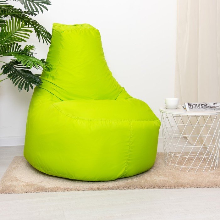 Кресло-мешок "Банан", d90/h100, цвет тёмно-салатовый