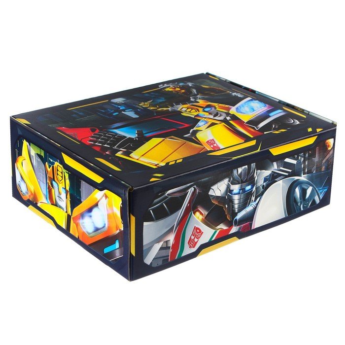 Складная коробка с игрой, 31,2 х 25,6 х 16,1 см "Бамблби", Трансформеры
