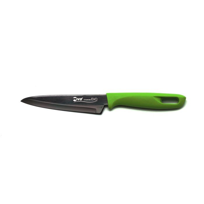 Нож кухонный IVO, цвет зелёный, 12 см