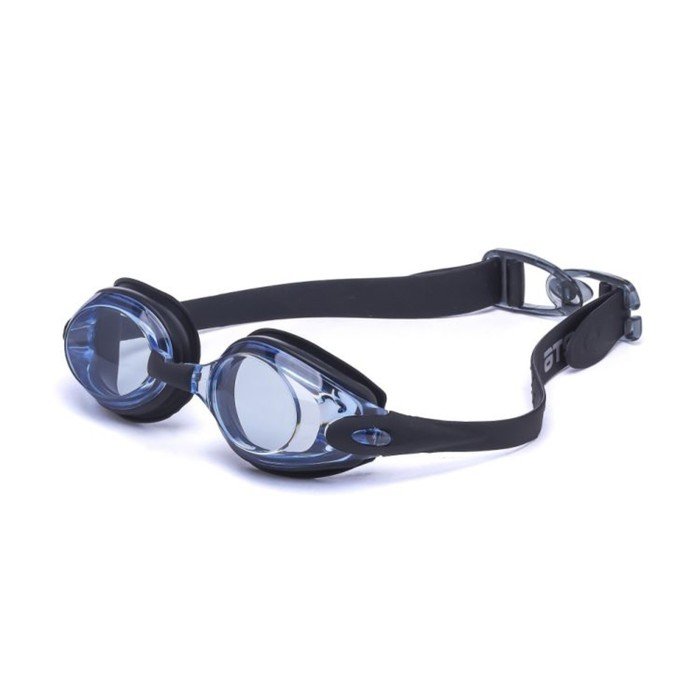 Очки для плавания Atemi M507, силикон, черный/синий