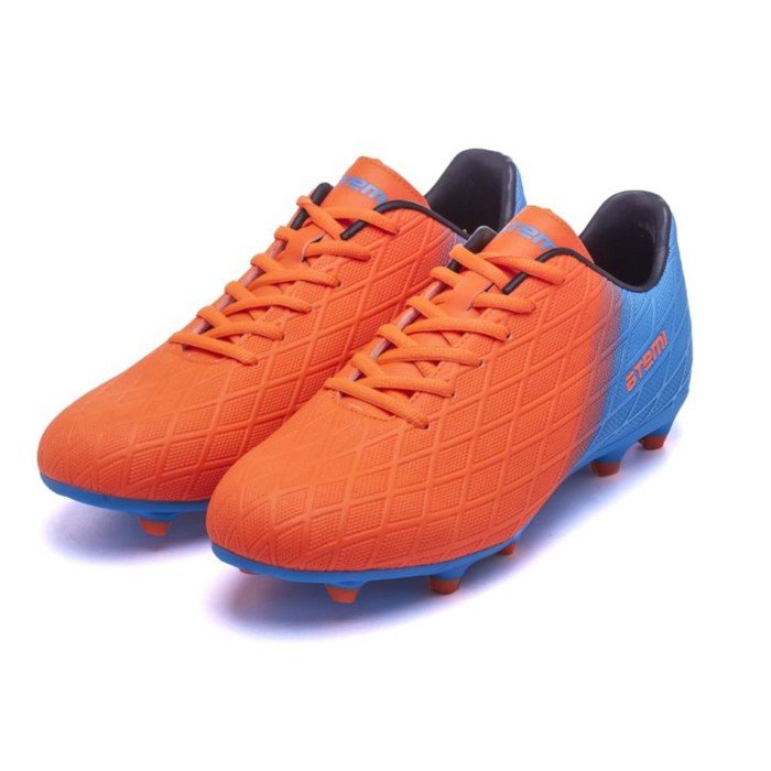 Бутсы футбольные Atemi SBA-005 MSR JUNIOR, оранжевый/голубой, размер 39