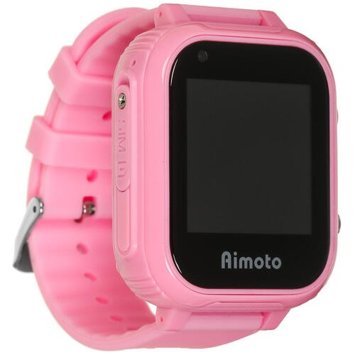 Детские часы Кнопка Жизни Aimoto Pro розовые