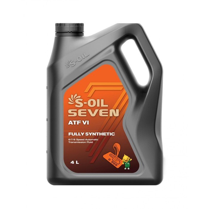 Трансмиссионное масло S-OIL 7 ATF VI , 4 л