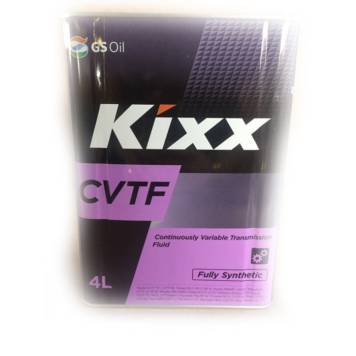 Трансмиссионная жидкость Kixx CVTF, 4 л