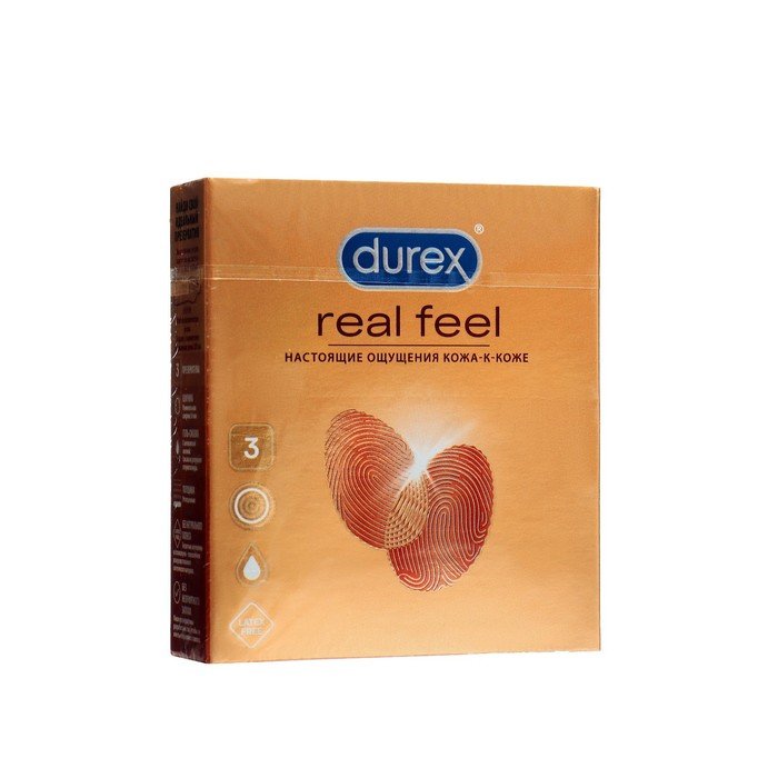 Презервативы №3 DUREX RealFeel (для естественных ощущений)