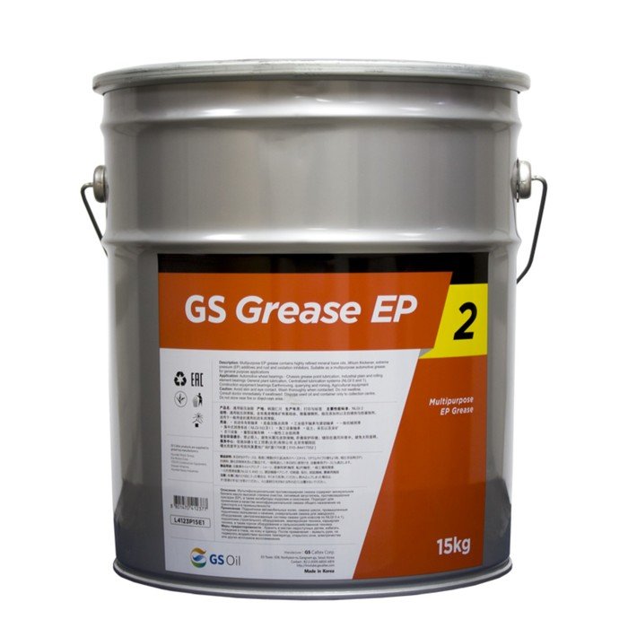 Смазка многоцелевая GS Grease EP 2 Golden Pearl, 15 кг