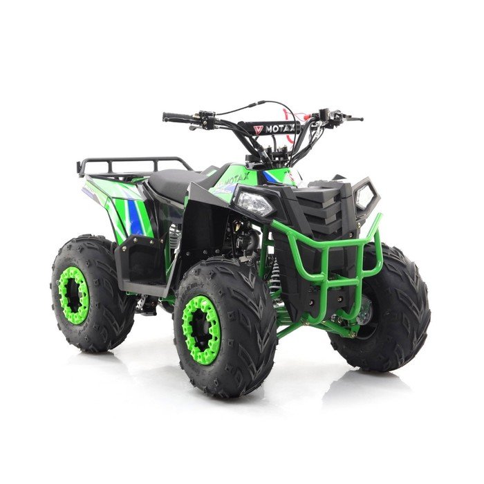 Квадроцикл бензиновый MOTAX ATV GRIZLIK A110, черно-зеленый