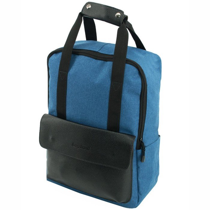 Сумка-рюкзак (В2817-03140) комбинированный материал, синий, 1х340х15 см